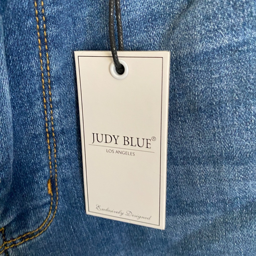 NWT Judy Blue Jeans Sz 18W High Rise Skinny Fit Medium Wash Girlfriend JB82349MD - Picture 4 of 8